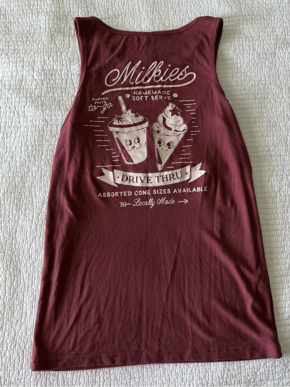 Latched Mama Milkies Nursing Tank Top Large